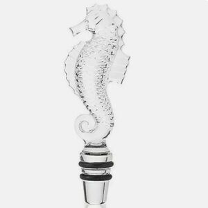Waterford SEAHORSE wine bottle stopper